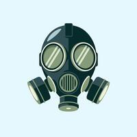 Stylized Respirator Mask Symbol in a Simple Design vector