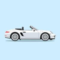 Open-Top Convertible with a Smooth and Refined Aesthetic vector