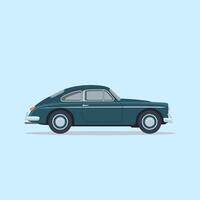 Classic Retro Car with a Smooth and Refined Design vector