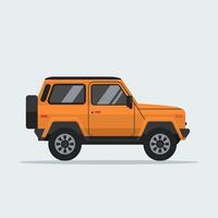 Luxury SUV with a Bold and Spacious Body vector