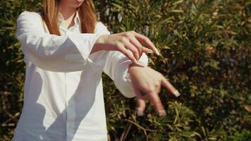 Hands Of A Dancer Following The Rhythm video