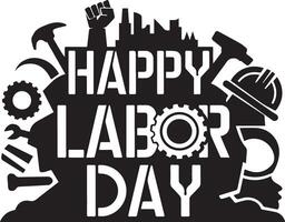 Labor day t shirt design concept vector