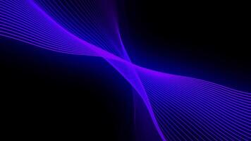 Elegant Wave Patterns on a Dark Background for a Modern Look video