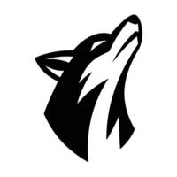 clever fox silhouette icon design vector