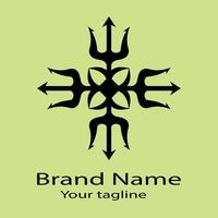 grand Unique logo design with different designs of the same shape For business company. Color editable. vector