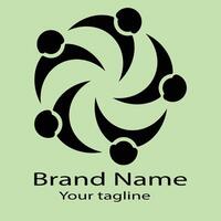 Latest Modern Best logo design For business company. Color editable. vector