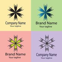 Elite Best logo design with different designs of the same shape For business company. Color editable. vector