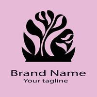 dreamy Unique logo design with different designs of the same shape For business company. Color editable. vector