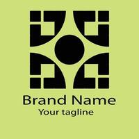 Latest glorious Best logo design with different designs of the same shape For business company. Color editable. vector