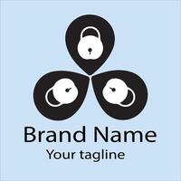Latest Gorgeous Best logo design with different designs of the same shape For business company. Color editable. vector