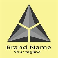 Wonderful Unique logo design with different designs of the same shape For business company. Color editable. vector