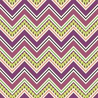 Tribal striped seamless pattern. Aztec geometric background, violet and green. Can be used in textile design, web design for making of clothes, accessories, decorative paper, wrapping, backpacks vector
