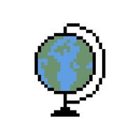 circle globe map vector