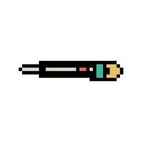 cutter tool retro pixel art vector
