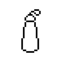 retro pixel shape vector