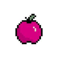 pink apple design vector