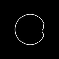 Artistic Round Lines, Artistic Round Lines Shape, can use for Logo, Apps, Website, Contemporary Ornate, Frame Work, Copyspace, Icon, Symbol, Cover or Graphic Design Element. Flat style vector