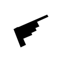 Silhouette of the Jet Fighter, Fighter Aircraft, are military aircraft designed primarily for air-to-air combat. Simple and Memorable. vector