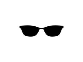 Sun Eye Glasses Silhouette, Front View, Flat Style, can use for Pictogram, Logo Gram, Apps, Art Illustration, Template for Avatar Profile Image, Website, or Graphic Design Element. Simple vector