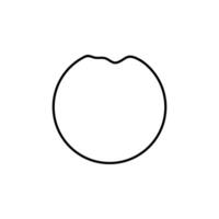 Artistic Round Lines, Artistic Round Lines Shape, can use for Logo, Apps, Website, Contemporary Ornate, Frame Work, Copyspace, Icon, Symbol, Cover or Graphic Design Element. Editable vector