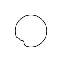 Artistic Round Lines, Artistic Round Lines Shape, can use for Logo, Apps, Website, Contemporary Ornate, Frame Work, Copyspace, Icon, Symbol, Cover or Graphic Design Element. BW and FLat vector