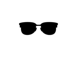 Sun Eye Glasses Silhouette, Front View, Flat Style, can use for Pictogram, Logo Gram, Apps, Art Illustration, Template for Avatar Profile Image, Website, or Graphic Design Element. Simple Memorable. vector