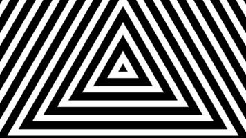 A black and white image of a triangle with a white background video