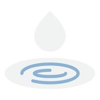 Minimalist Water Drop Graphic for Design Use vector