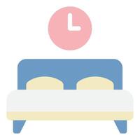 Cozy Bed with Timer for Optimal Sleep vector