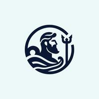 the logo for a company that sells a product called neptune vector