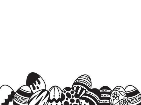 Egg Frame Easter vector