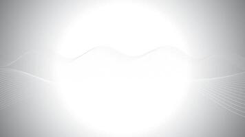 Abstract white and gray color, modern design stripes background with wavy lines and glowing light illustration vector
