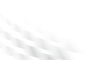 Abstract white and gray color, modern design stripes background with curve lines illus vector