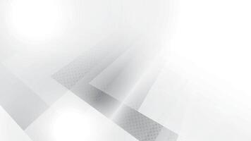 Abstract white and gray color, modern design stripes background with geometric shape and dot pattern illust vector