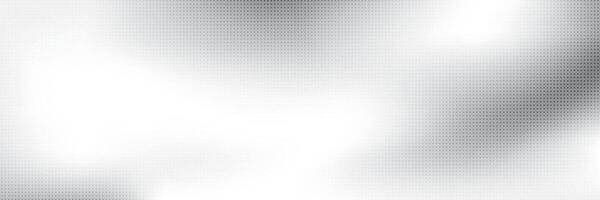 Abstract white and gray color background with halftone effect, dot pattern illustration vector