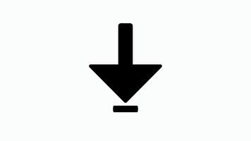 Downloading Icon Animation Showing File Transferring Progress video