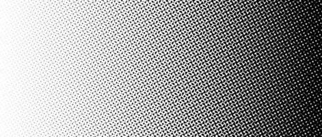 Black halftone gradient background. Fading overlapping dotted half tone texture. Vanishing polka dot backdrop. Alternative raster pixel gradation pattern. Comic pop art overlay wallpaper vector
