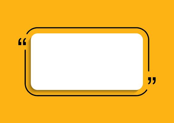 Testimonial banner infographic background. Infographic quote bubble template.