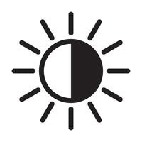 Sun with rays icon for your web design, logo, UI. illustration vector