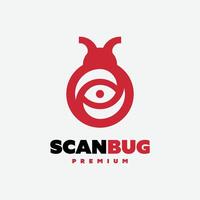 Scan Bug logo vector