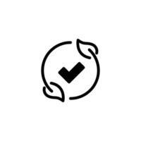 environmentally friendly modern solid icon design good for web or mobile app vector