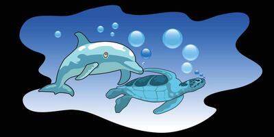 World Aquatic Animal Day 3 April, Illustration Style. vector