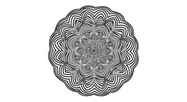 An Optical Illusion Effect Using Curved Geometric Lines, Wavy Patterns, and Spirals That Give a Sense of Movement vector