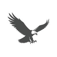 Eagle flying icon isolated on white background vector