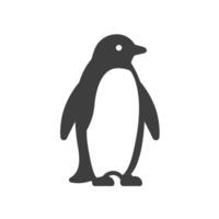 Penguin icon isolated on white background vector