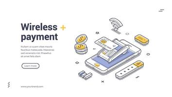 Explore the benefits of wireless payment solutions for convenient transactions vector