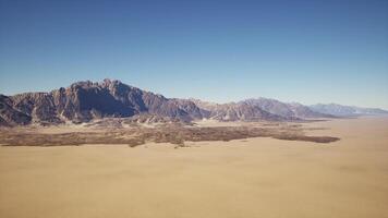 Aerial View of Desert Mountain Range video
