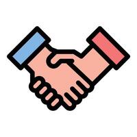 Honesty icon in flat line style representing truth integrity and transparency ideal for ethics communication and trust concepts. vector