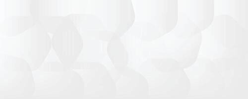 Abstract white Geometric banner design background. vector
