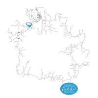 Micronesia,Urban Streets Roads Map with city center location pin, illustration element image vector